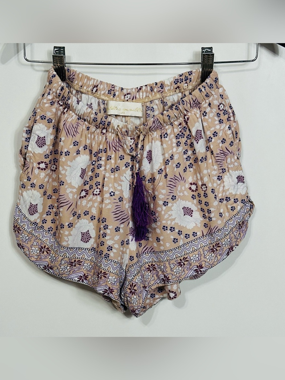 Natalie Martin Shorts Vintage Flowers Cream XS - Picture 9 of 10